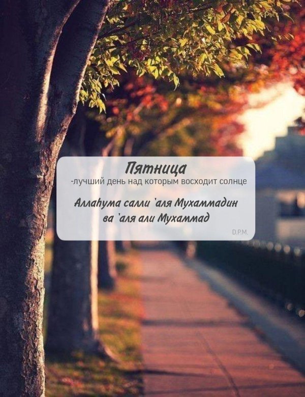 пятница лучший день в исламе