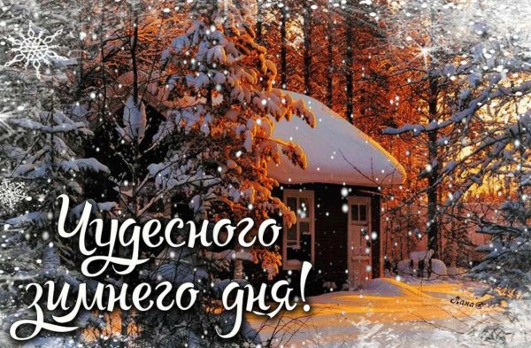 добрейшего зимнего вечера