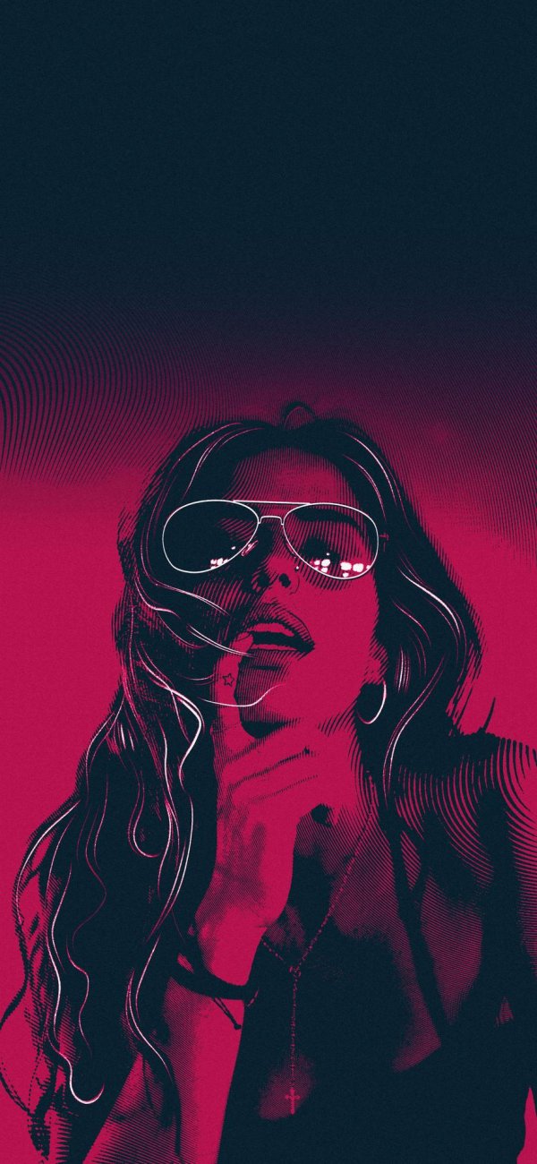 неоновый портрет