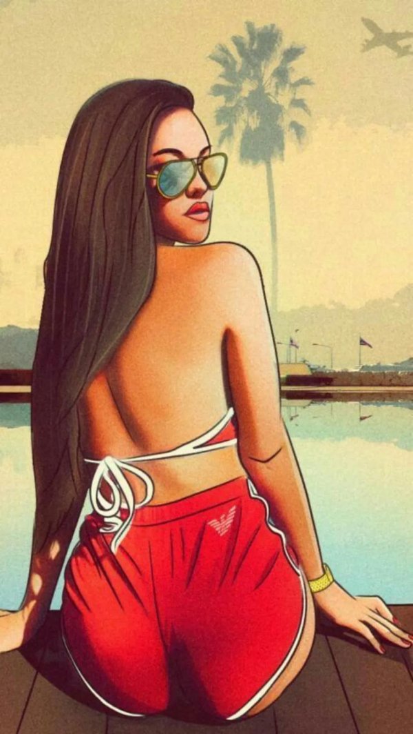 рисунки девушек