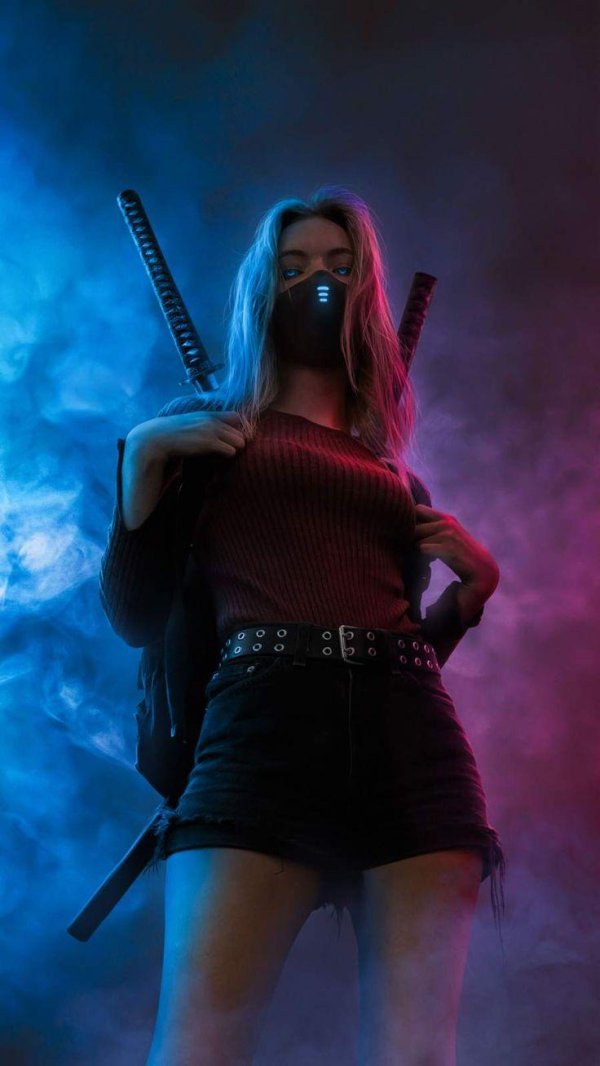 неоновый воин