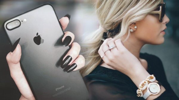 айфон 7 плюс черный матовый