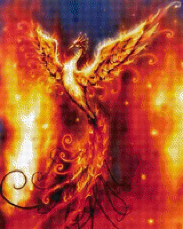 алмазная мозаика феникс