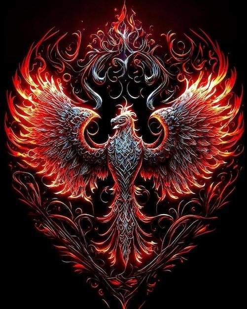 красный феникс