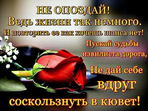 не опоздай стихотворение