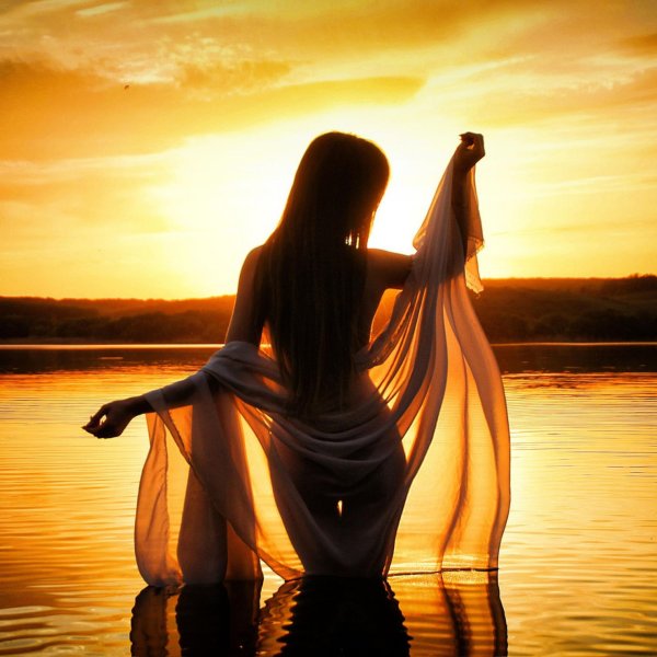 красивые силуэты девушек