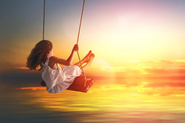 качели в небе