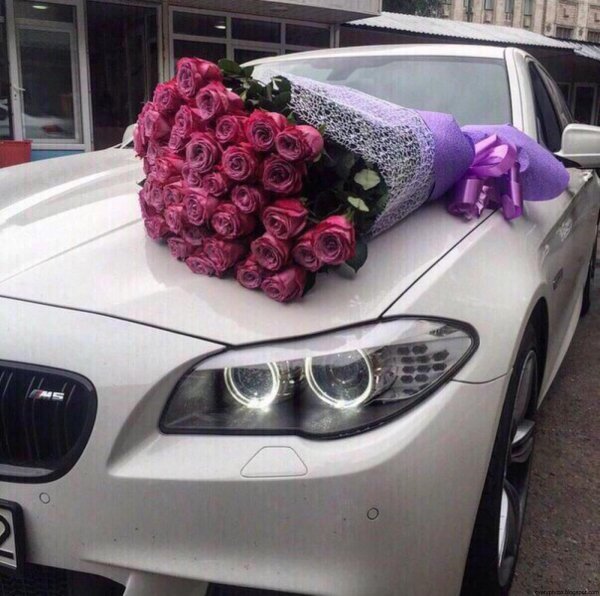 свадебная машина бмв