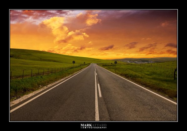 дорога небо