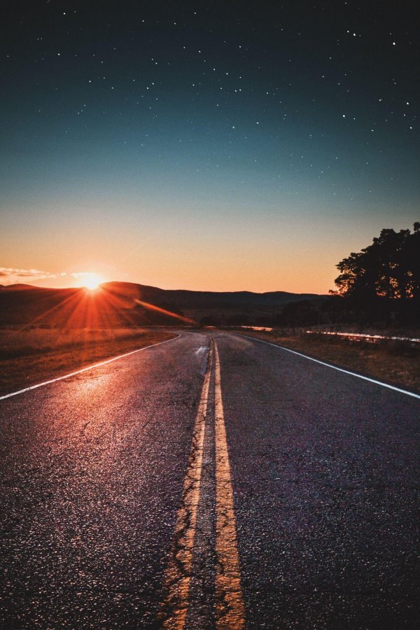 дорога ночь