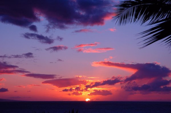 закат горизонтальный