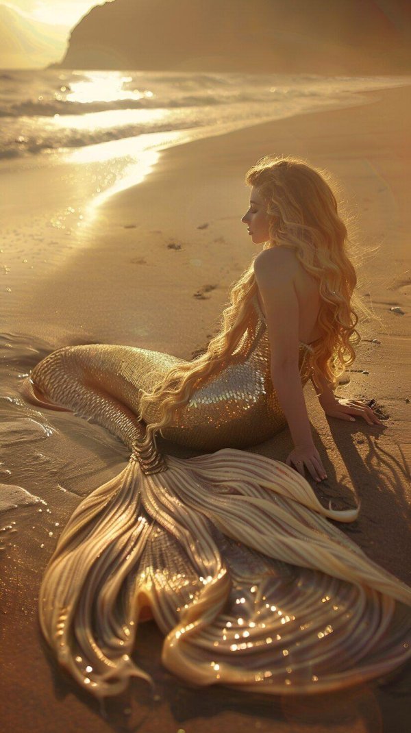 настоящая русалка