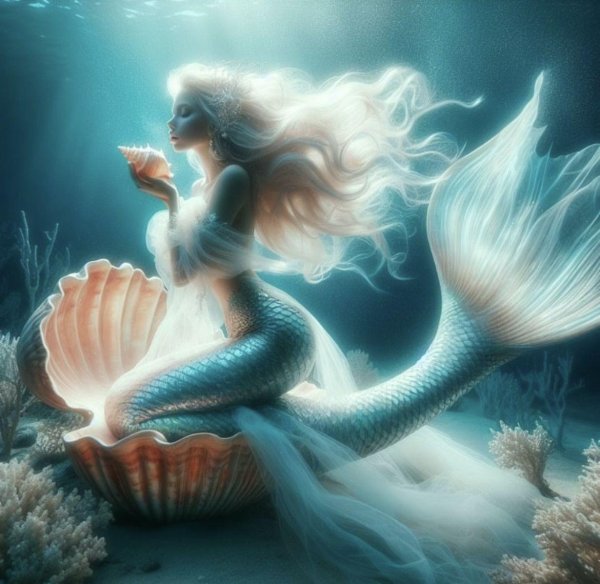 русалка иллюстрация
