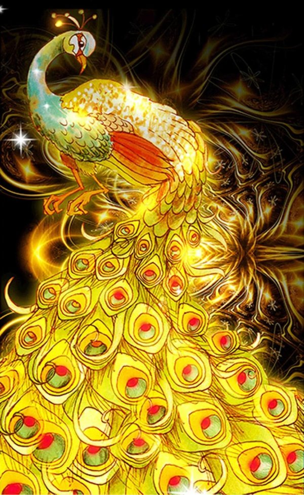 золотой павлин