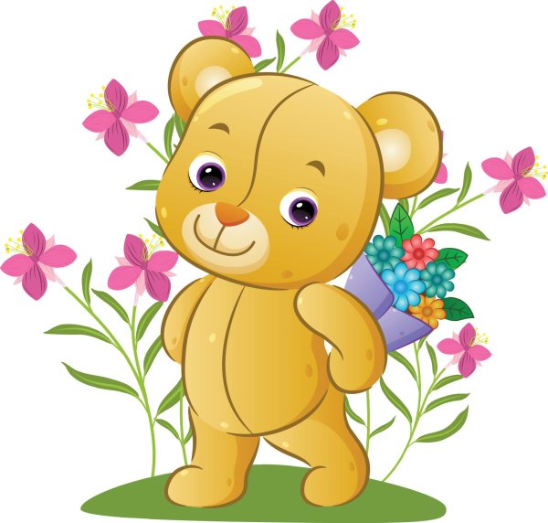 цветок медвежонок