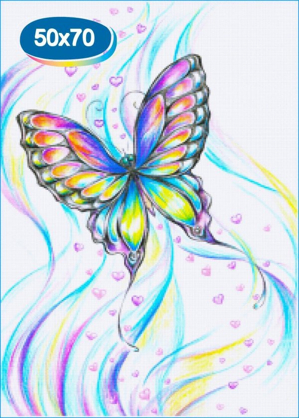 цветная бабочка