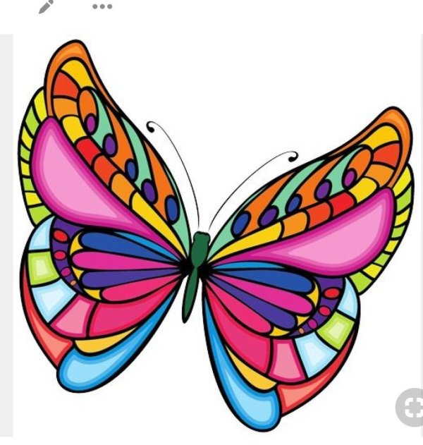 бабочки мультяшные