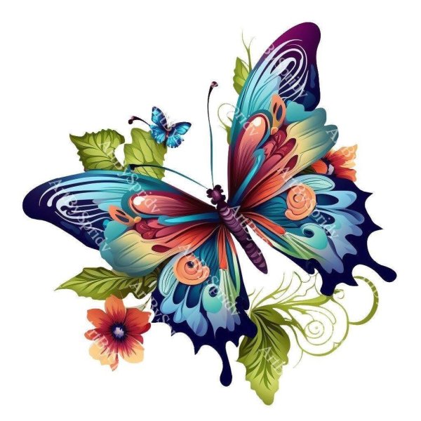 арт бабочка