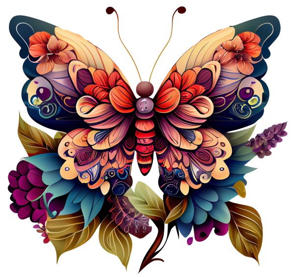 узор бабочки