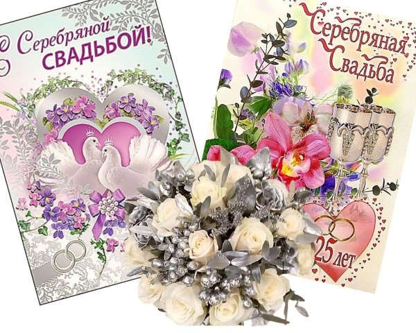 с днем серебряной свадьбы