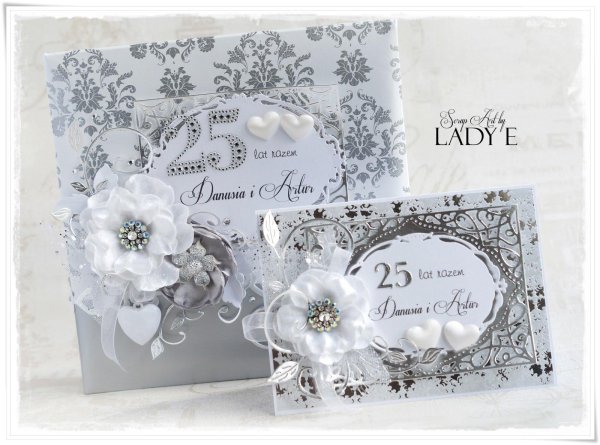 открытка на серебряную свадьбу