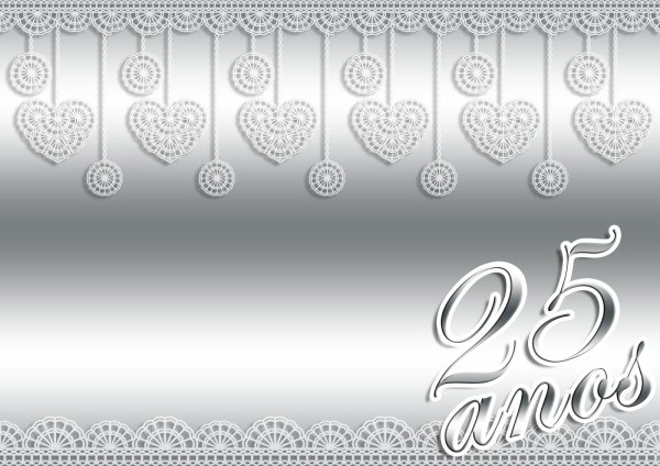 серебряная свадьба фон