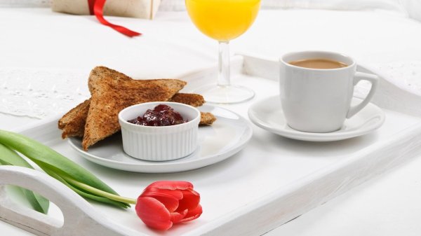 кофе завтрак