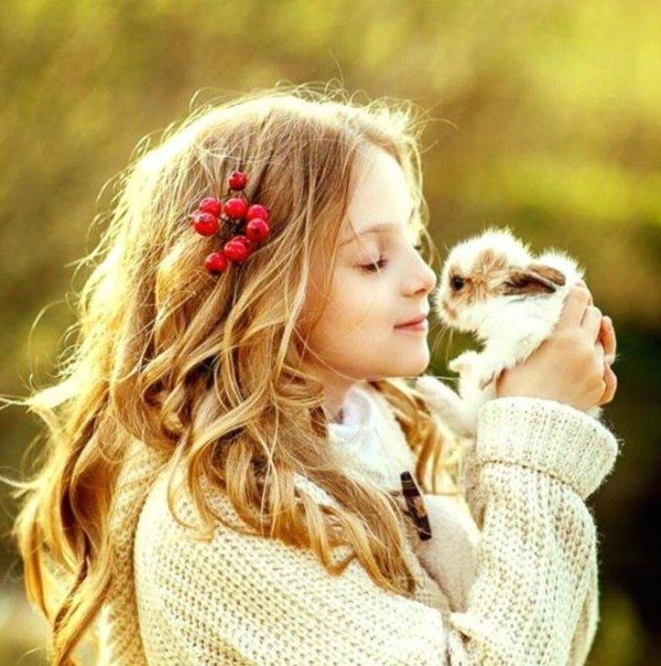 маленькая девочка красивая