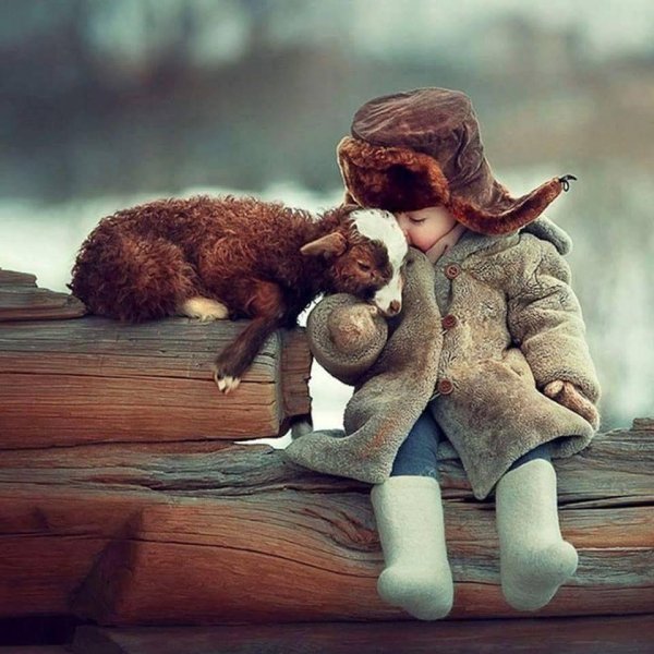 детская зимняя фотосессия