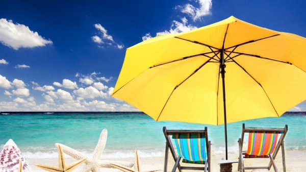 пляжные зонтики