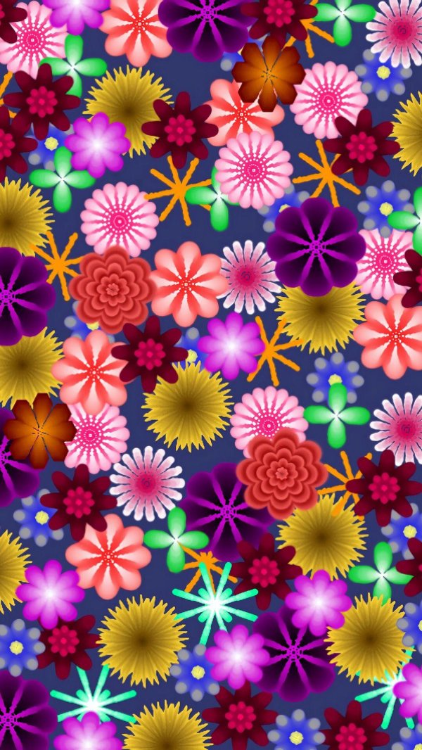 цветочные фоны