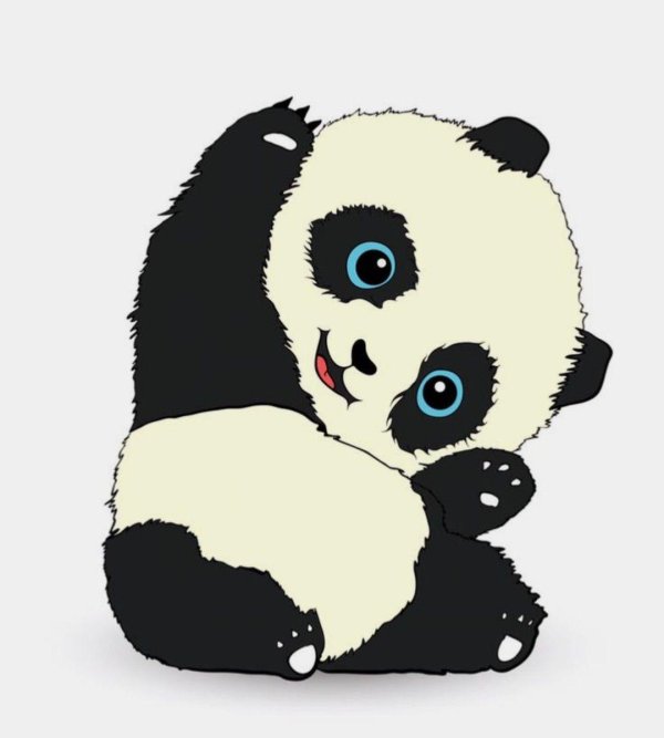 панды мультяшные
