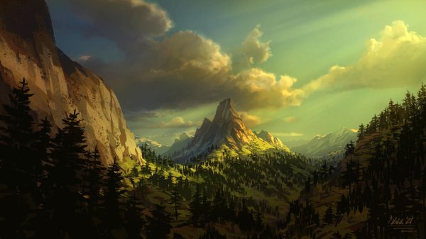 арты пейзажи