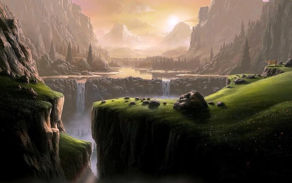 горы фэнтези