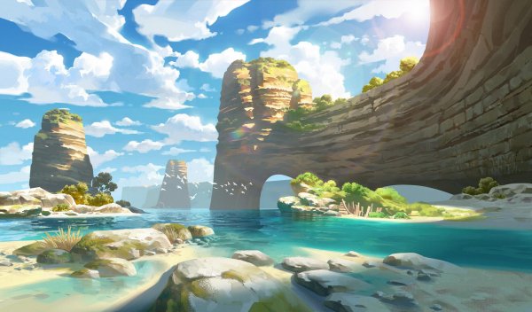 пейзаж иллюстрация