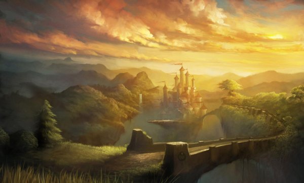 замки фэнтези