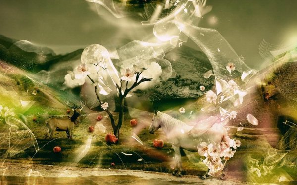 абстракция природа