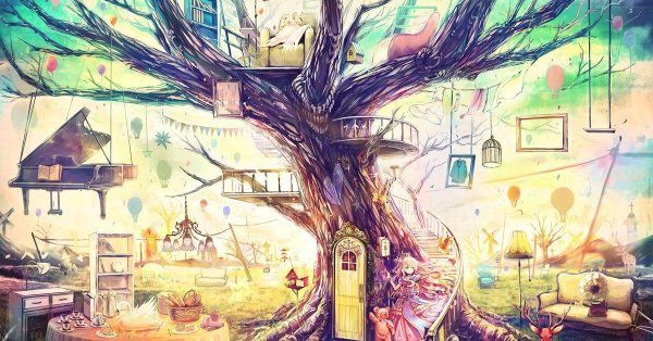 пейзаж сказочный