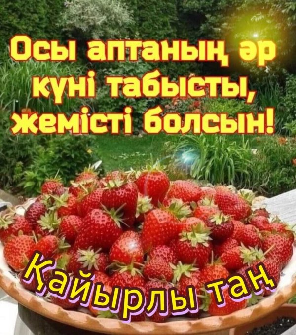 сәрсенбі сәтті күн болсын