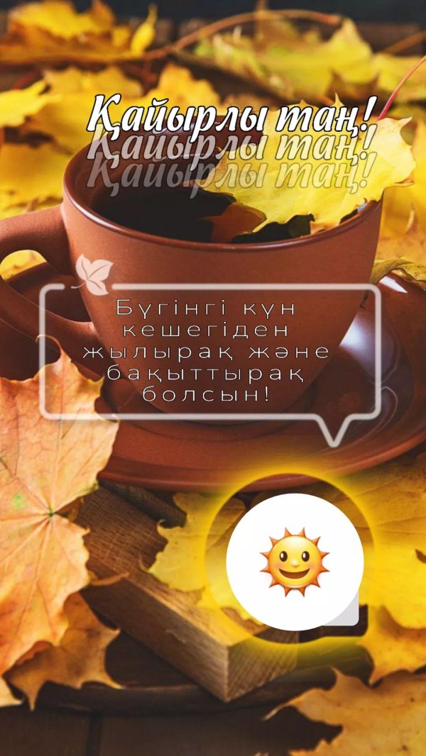 утро сентябрь