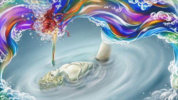 стихия воды рисунок