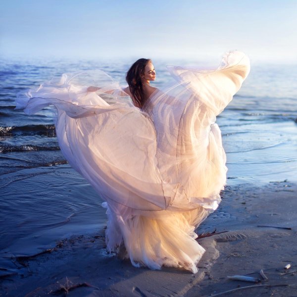 воздушное платье