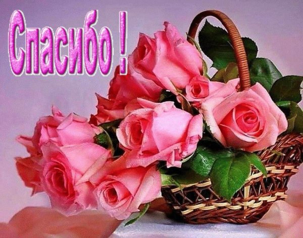 открытка спасибо