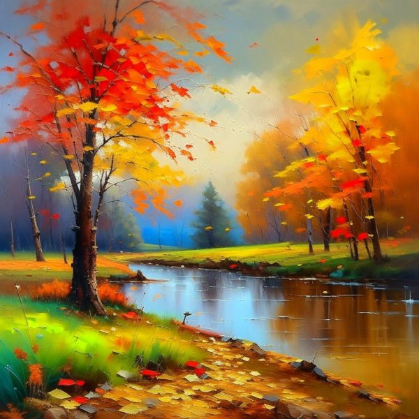 красивые осенние картины