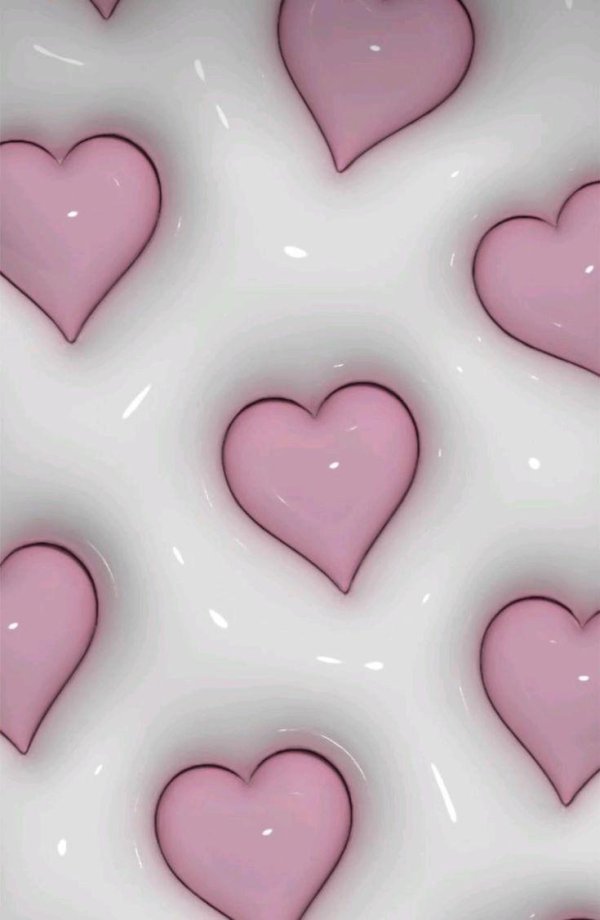 сердца розовые