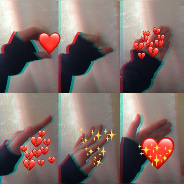 рука сердечко из пальцев