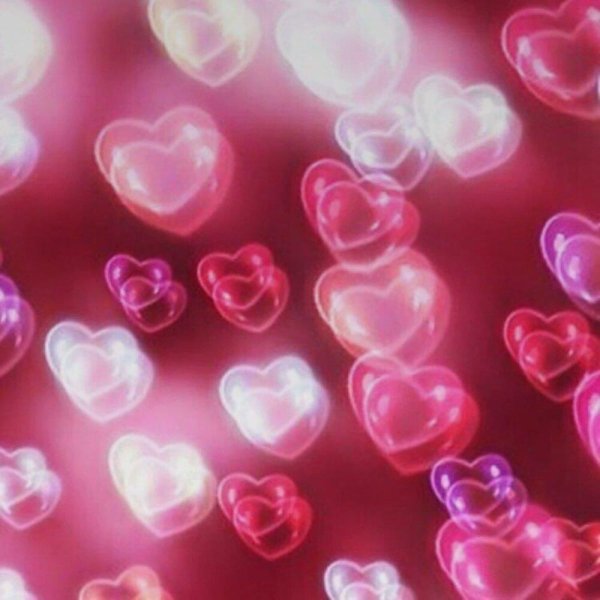 фон сердец