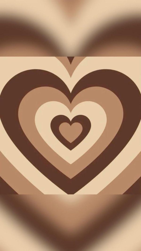 коричневое сердечко