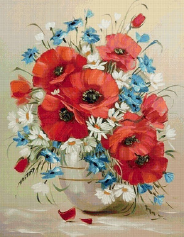 цветочные картины