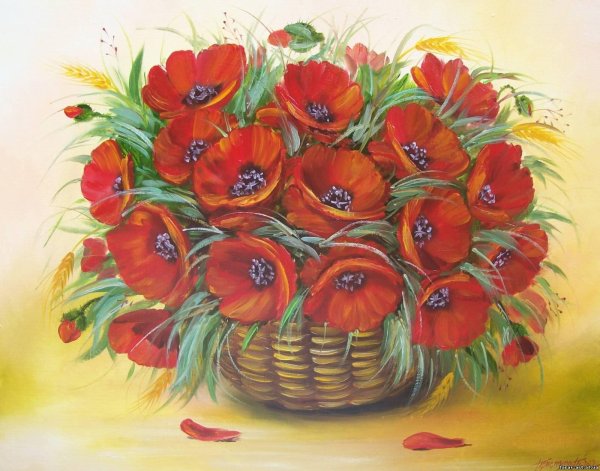 маки картина